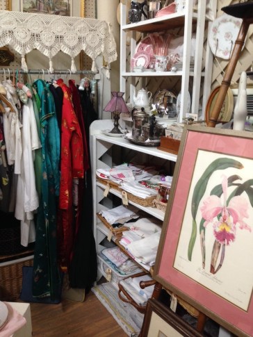 An inviting array of vintage textiles begs exploration.