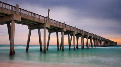 pcola beach pier charlotte aguilar